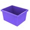 Storex Storage Bin, Polypropylene, Purple, 3 PK 61481U06C - alternate 9